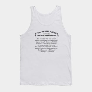 Trump Haters Tank Top